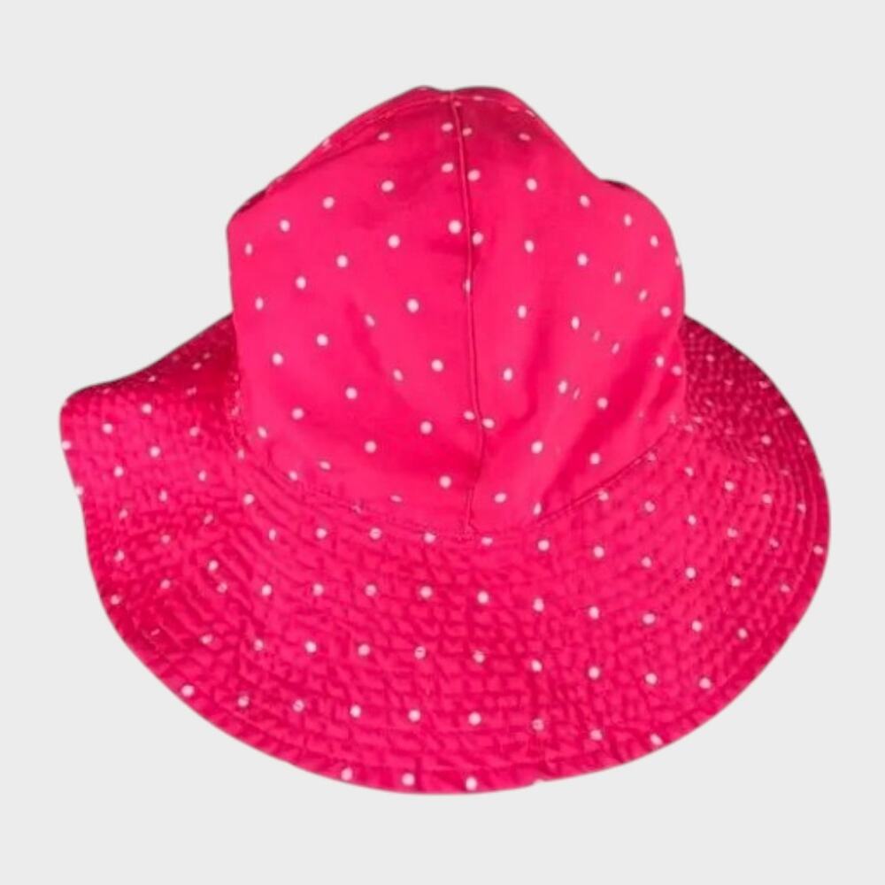 Carter's Toddler Sun Hat Pink with White Polka Dots Sun Hat 4-8